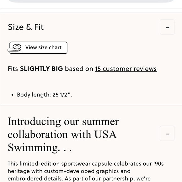 Limited-edition USA Swimming® X J.Crew heritage fleece crewneck sweatshirt - Picture 6 of 7